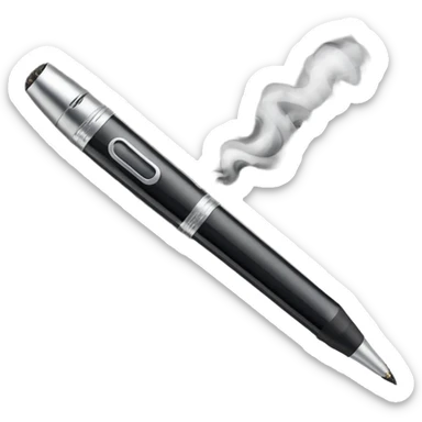 Bic pen smoking  sticker