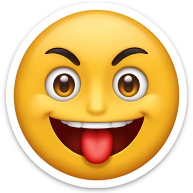 emoji qui rigole et qui est enervé sticker