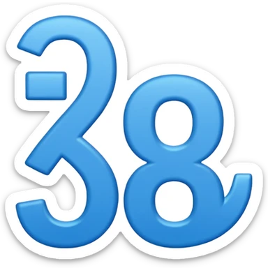 "  2026 " text blue  sticker