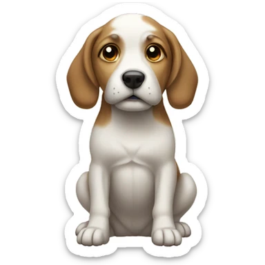 Praying dogs sticker
