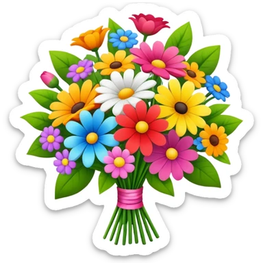 flower bouquet  sticker