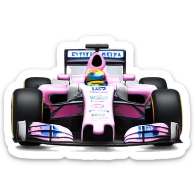 F1 car checo perez sticker