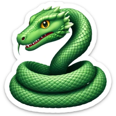 Persuasions.ai serpent mascot sticker