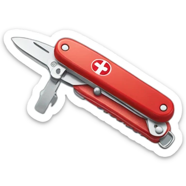 swiss army knife sticker