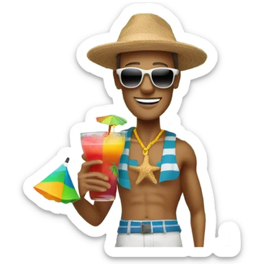 Cruise with drink sticker