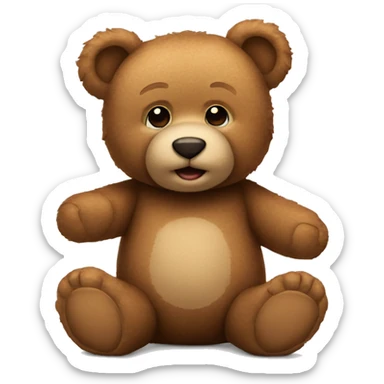 teddy bear sticker