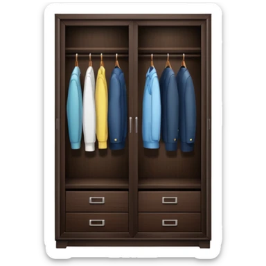 wardrobe modern closed glass door sticker