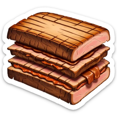 Texas BBQ sticker