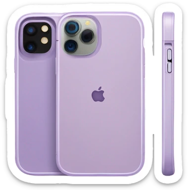 iPhone 14 pro in lilac case sticker