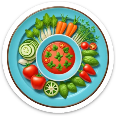 vegeterian dish sticker