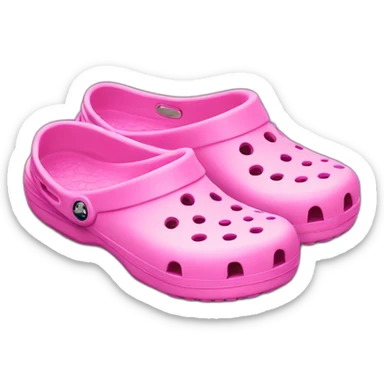 crocs-pink sticker