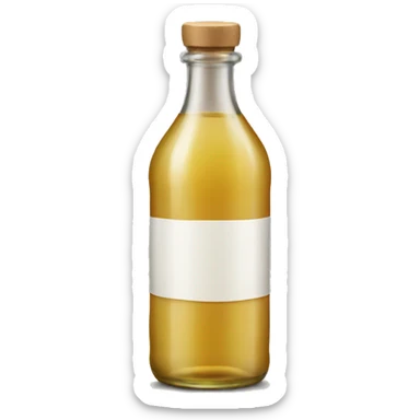 Bottle of vinegar  sticker
