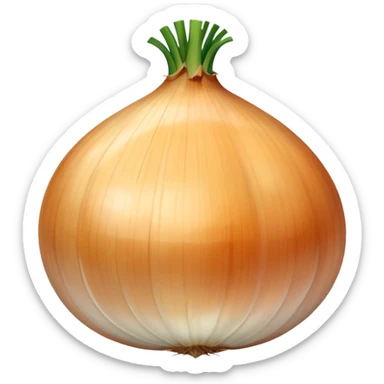 a diced onion sticker