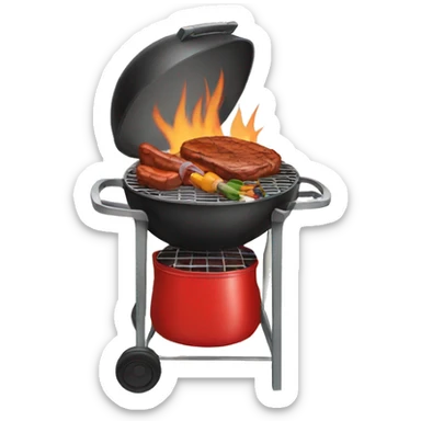 Barbecue sticker