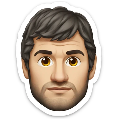 Alexander Ovechkin Realistic seriously face sticker