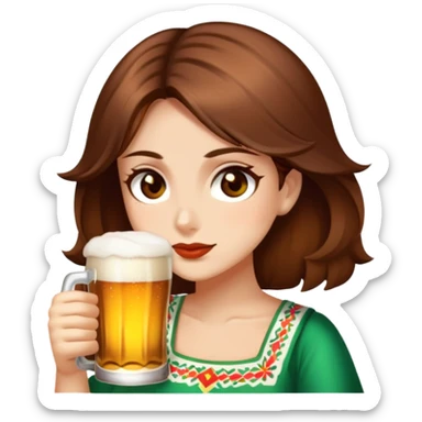 Cerveza Drinker sticker