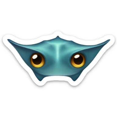 Manta raya sticker