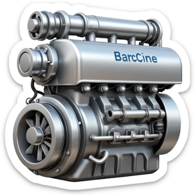 create an emoji of Barcengine is the superpower name The engine that keeps everything moving sticker