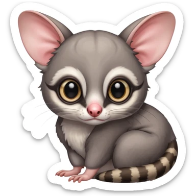 sad sugar glider sticker