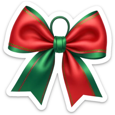 Christmas bows sticker