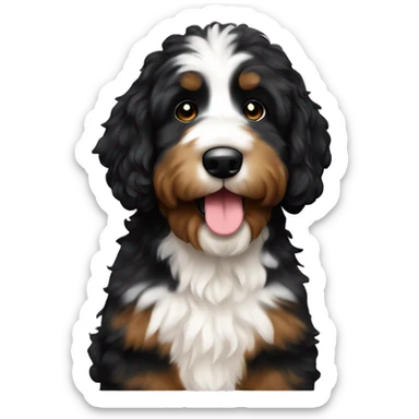 Bernedoodle  sticker