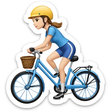 Grab bike women sticker