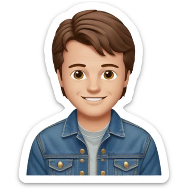 Steve Harrington from stranger things sticker