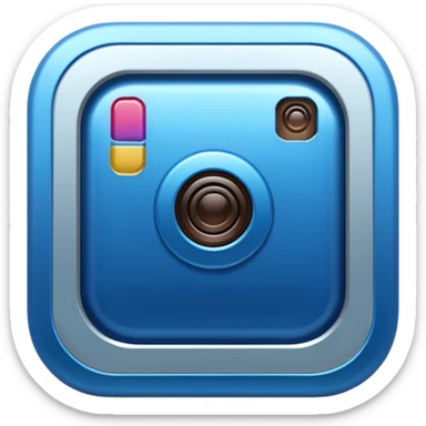instagram icon 3d sticker
