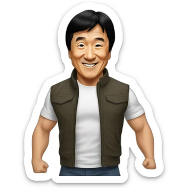 Jackie Chan sticker