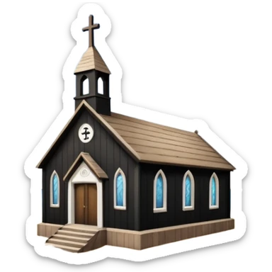 beach church sticker