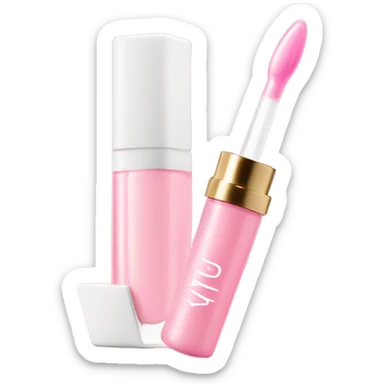 Light pink lip oil sticker