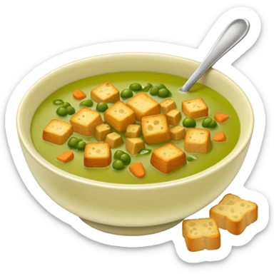 split pea soup sticker