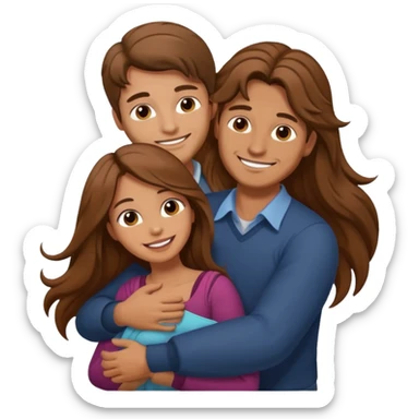 man carrying women in his arms in a romantic way  sticker