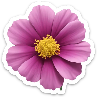 cosmo flower sticker