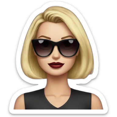 Margot Robbie in dark glasses sticker