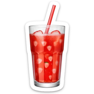 hyper sparkle strawberry  Fanta  sticker