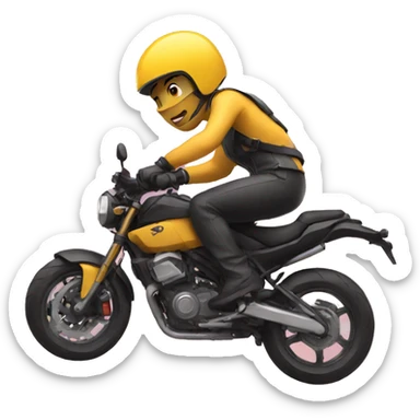 bike stunt sticker