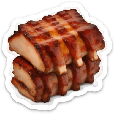 bbq ribs sticker