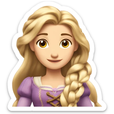 Rapunzel from tangled  sticker