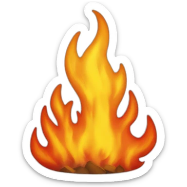 fire fire fire! sticker