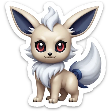 Epic Shiny Cool Cute Kawaii Eevee-Absol-Zorua-Pokemon Full Body sticker