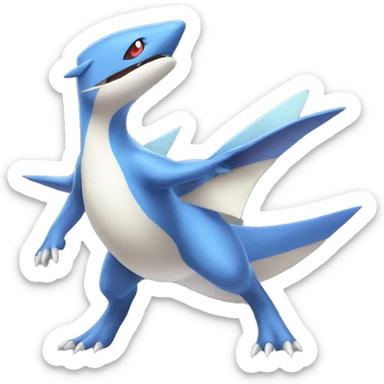 Latios-Sharpedo-Gabite Full Body sticker