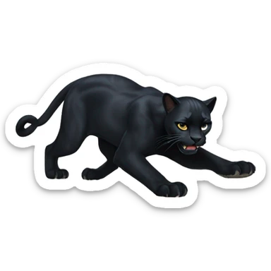 Black Panther, Marvel de pies sticker