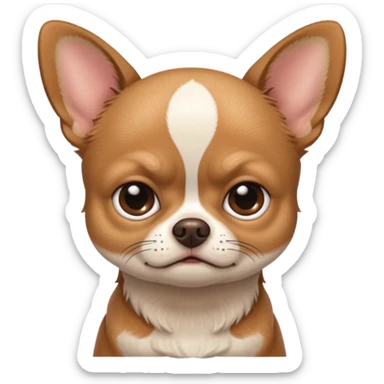 grumpy chihuahua sticker