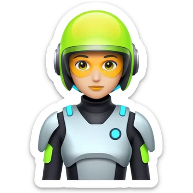 make a emoji for a futuristic notion template for students sticker