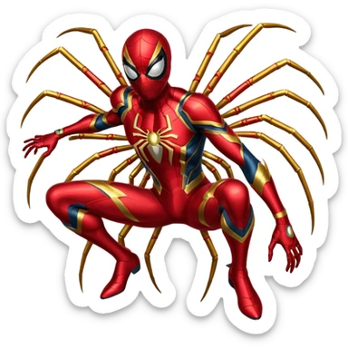 Iron spider big time suit sticker