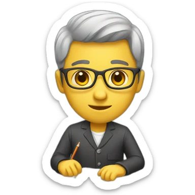 tutor is the main character sticker