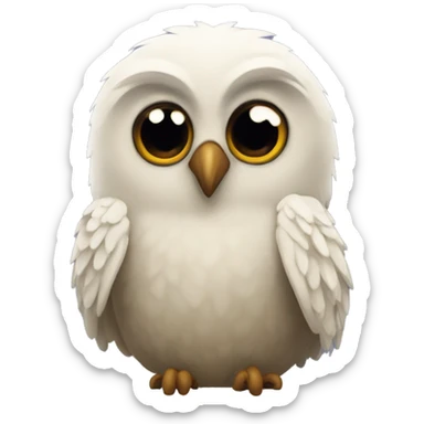 Coruja fofa sticker