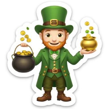 Leprechaun sticker