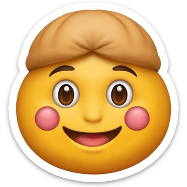 Emoji de un prohibido con la silueta de una persona obesa de fondo sticker